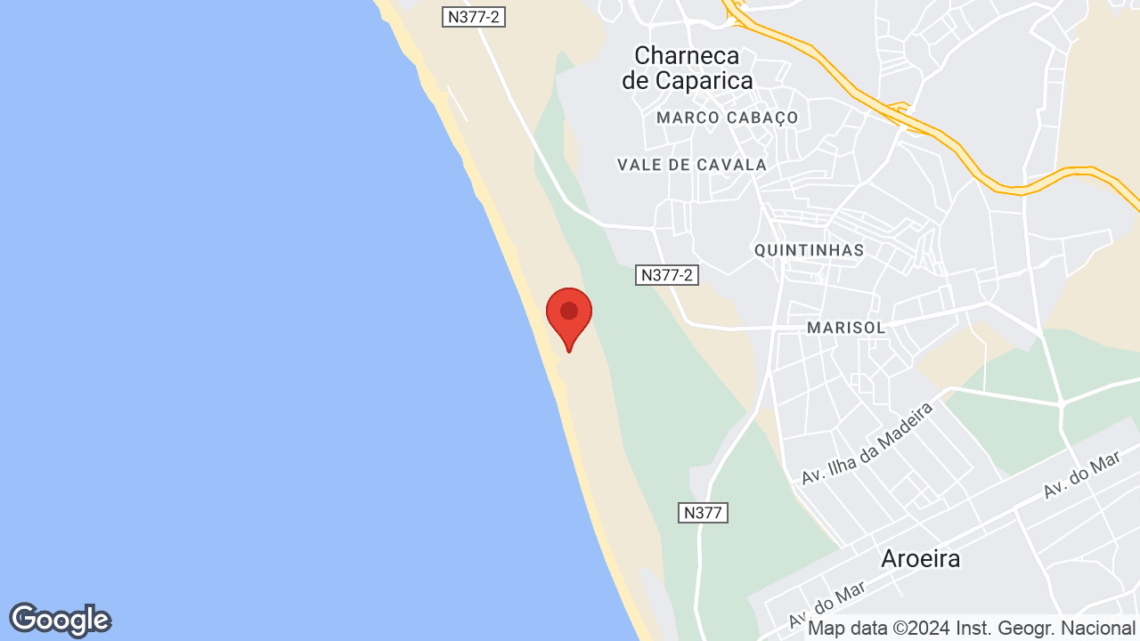 Praia da Nova Vaga, 2825 Costa da Caparica, Portugal