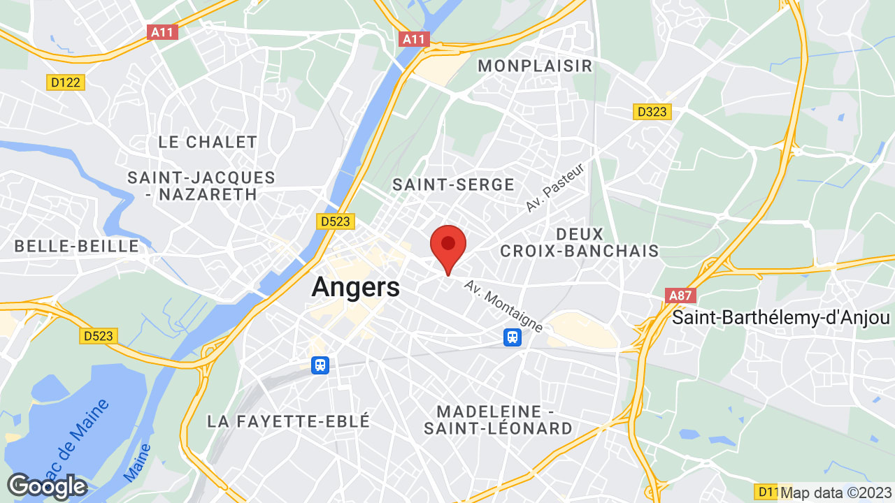 6 Av. Montaigne, 49100 Angers, France