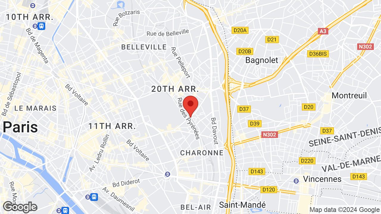 102 B Rue de Bagnolet, 75020 Paris, France