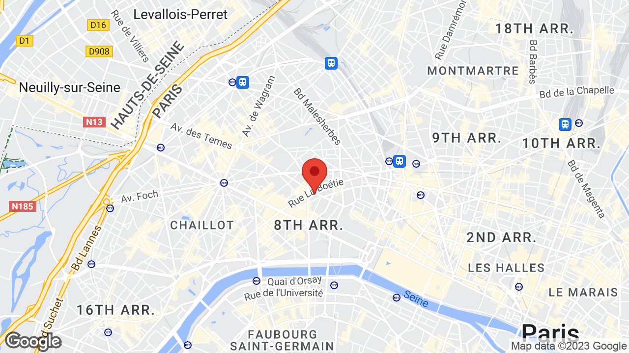 105 Rue du Faubourg Saint-Honoré, 75008 Paris, France