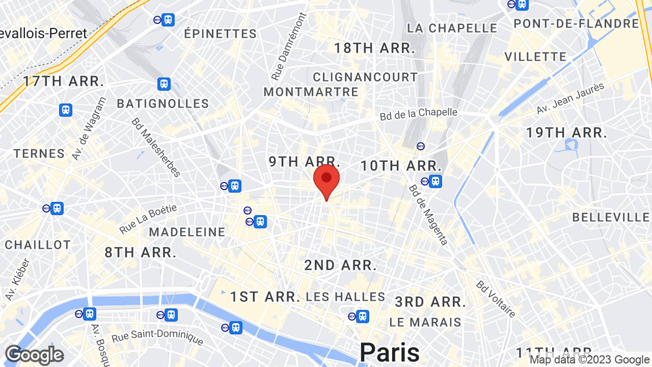 43 Rue du Faubourg Montmartre, 75009 Paris, France