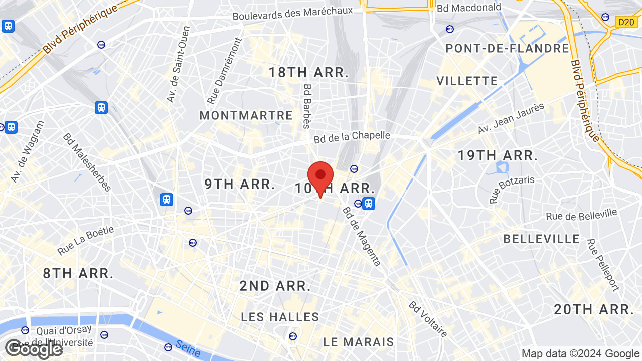 96 Rue d'Hauteville, 75010 Paris, France