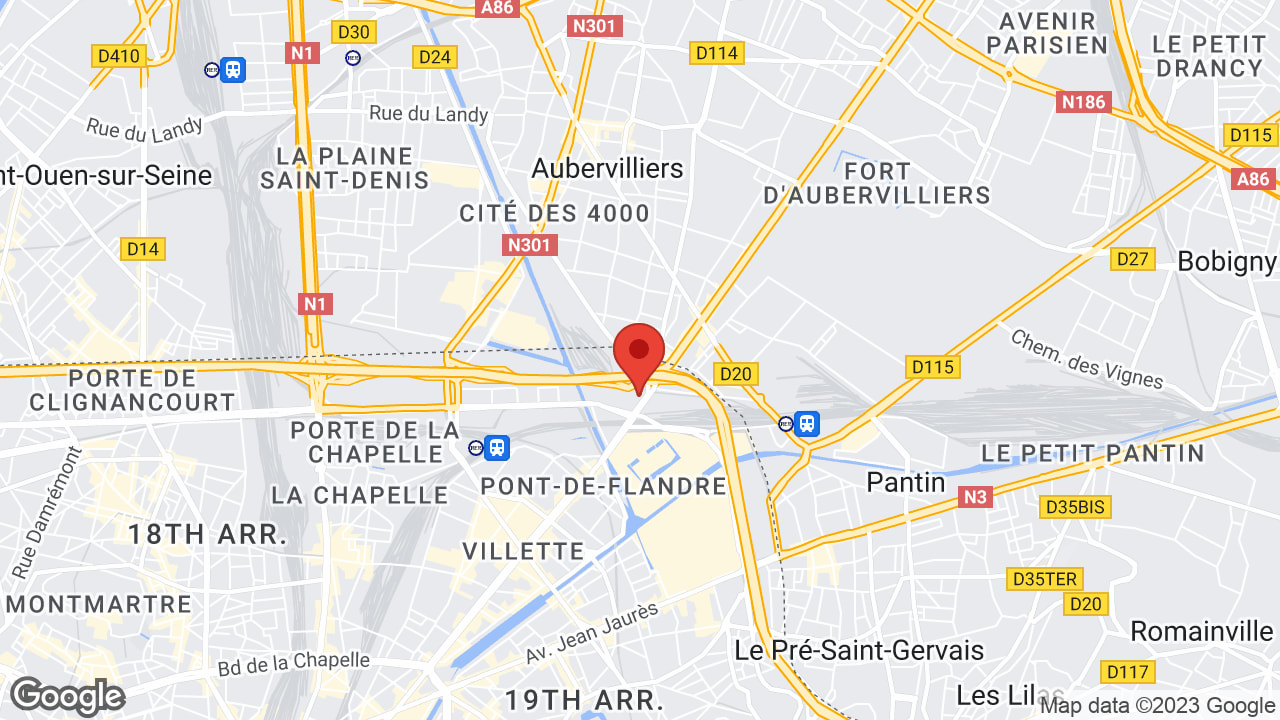 7 Av. de la Prte de la Villette, 75019 Paris, France