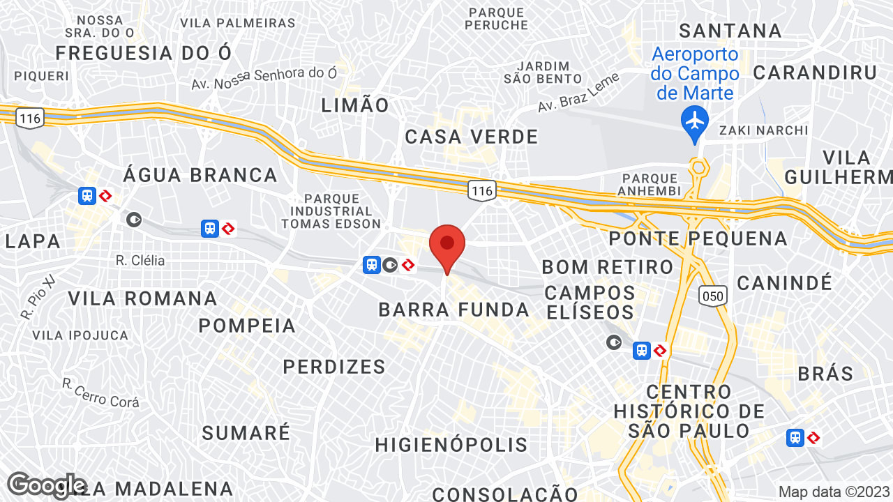 Av. Pacaembu, 33 - Barra Funda, São Paulo - SP, 01155-000, Brasil