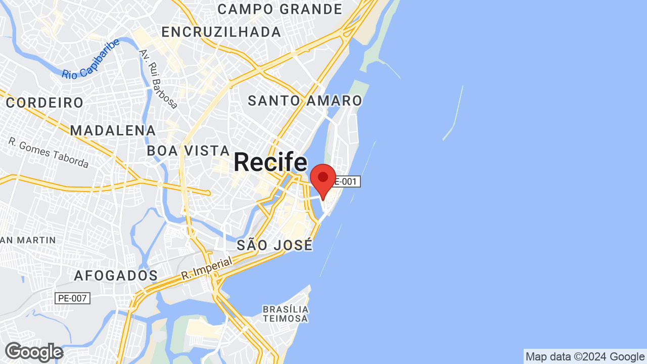 R. Alfândega - Recife, PE, 50030-030, Brasil