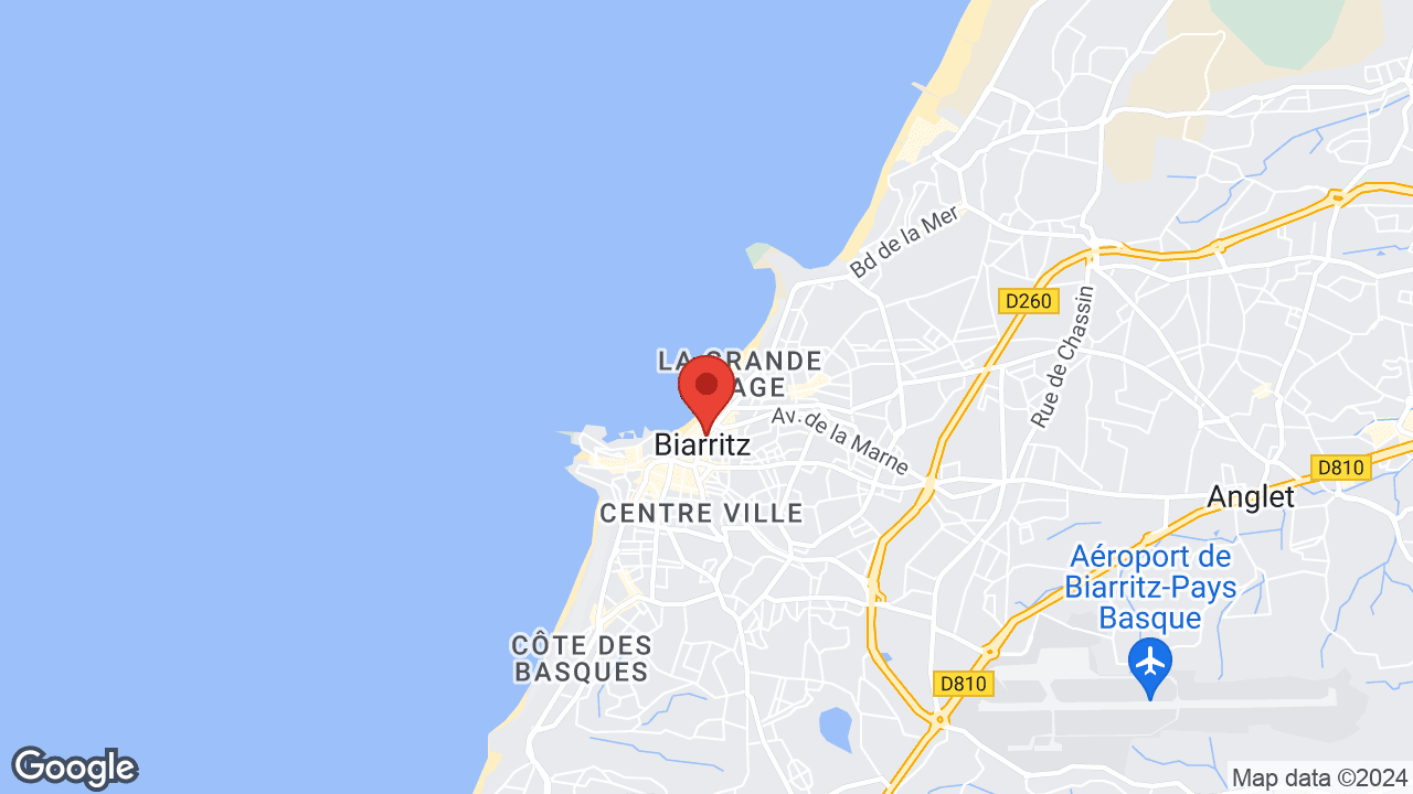 24 Av. Edouard VII, 64200 Biarritz, France