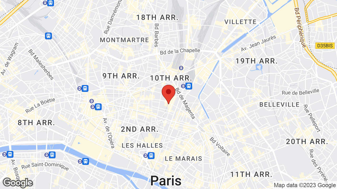 7/9, Rue des Petites Ecuries, 75010 Paris, France