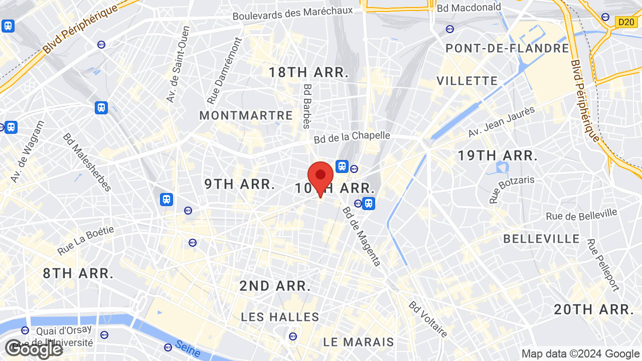 96 Rue d'Hauteville, 75010 Paris, France