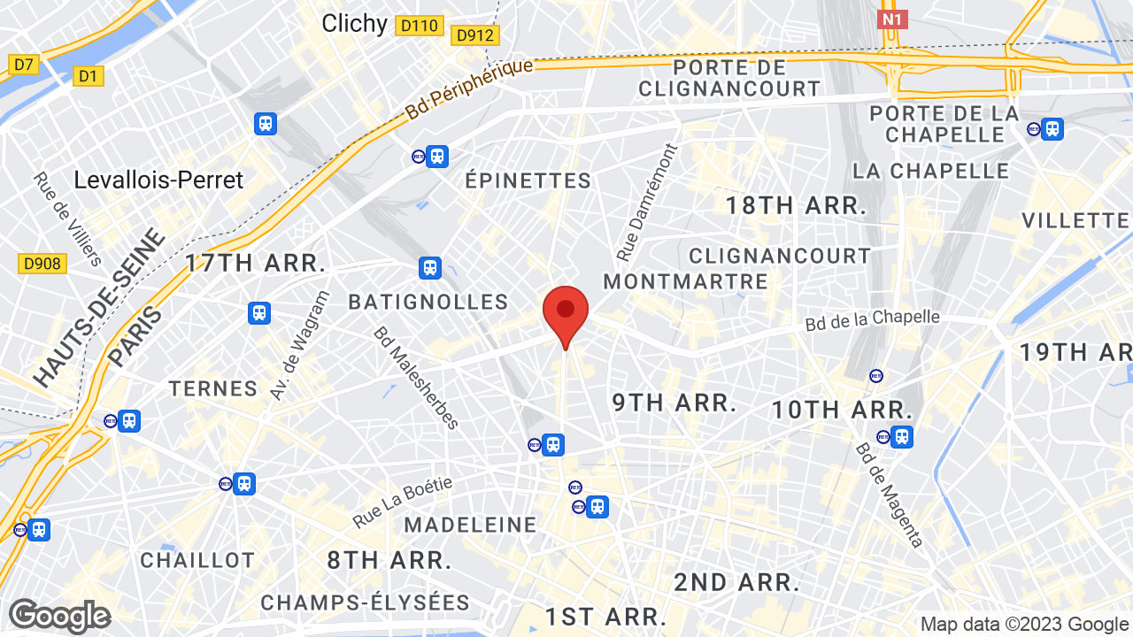 94 Rue d'Amsterdam, 75009 Paris, France