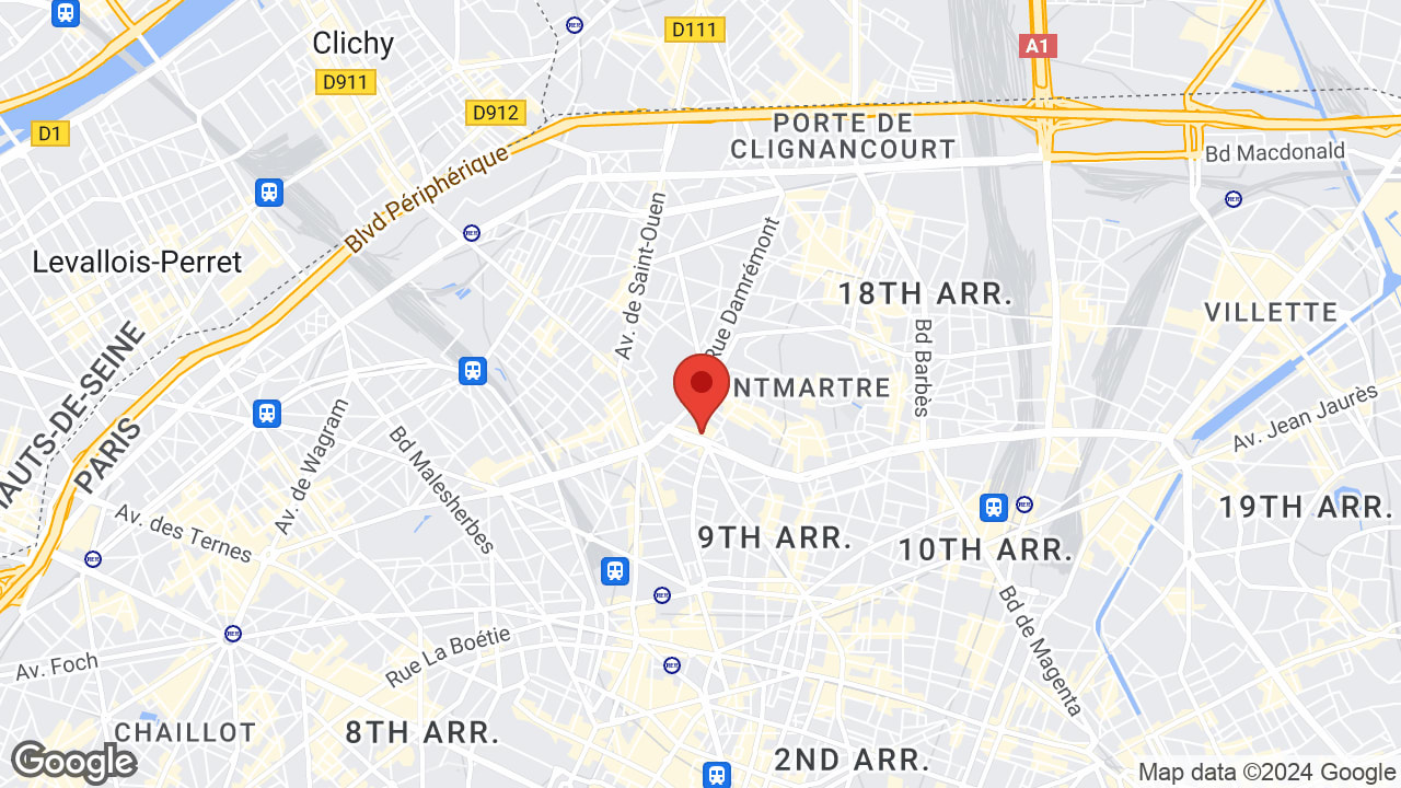 92 Bis Bd de Clichy, 75018 Paris, France