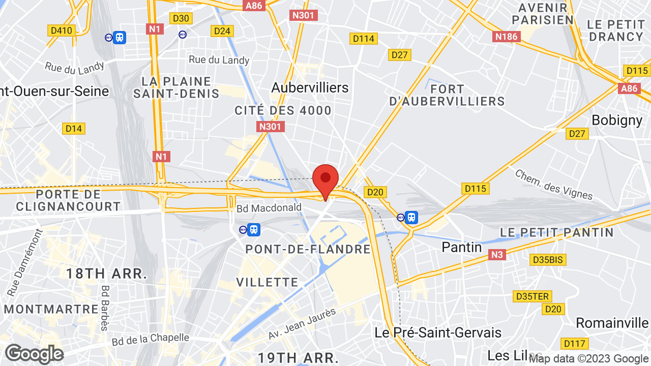 7 Av. de la Prte de la Villette, 75019 Paris, France