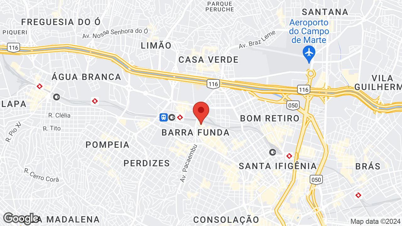 R. Barra Funda, 969 - Santa Cecilia, São Paulo - SP, 01152-000, Brasil