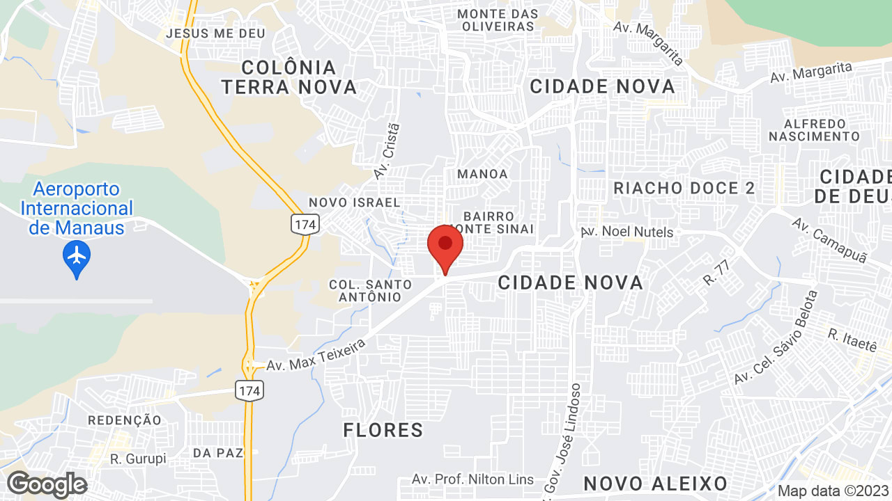 Av. Noel Nutels, 11 - Cidade Nova, Manaus - AM, 69088-745, Brasil