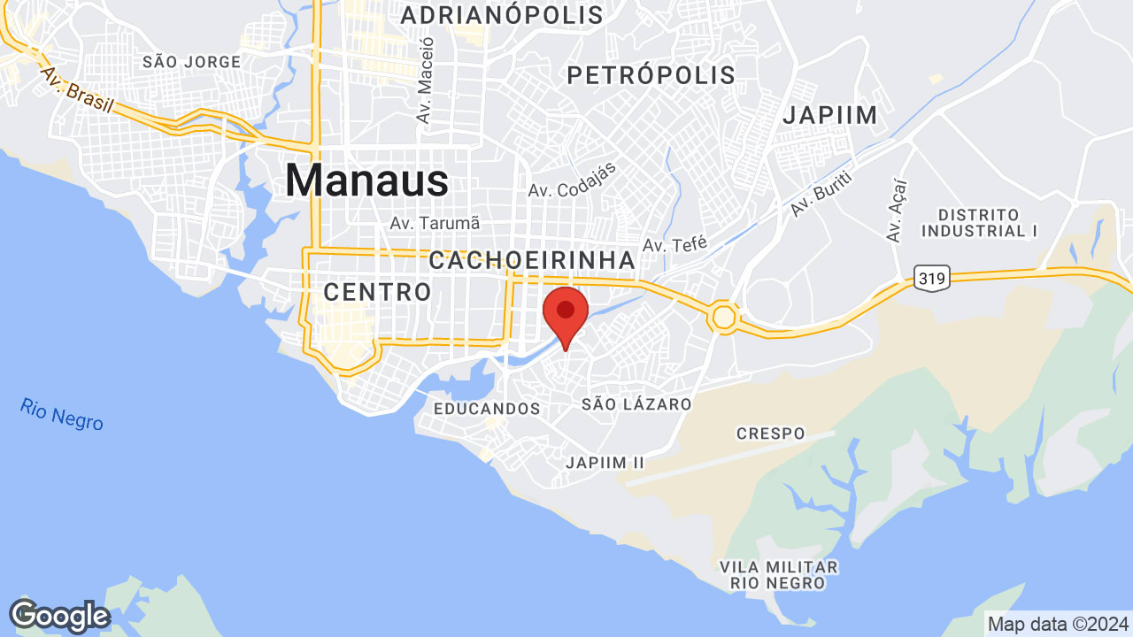 Av. São João, 195 - Morro da Liberdade, Manaus - AM, 69065-070, Brasil