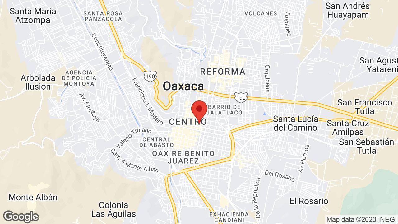 Reforma 206, RUTA INDEPENDENCIA, Centro, 68000 Oaxaca de Juárez, Oax., México