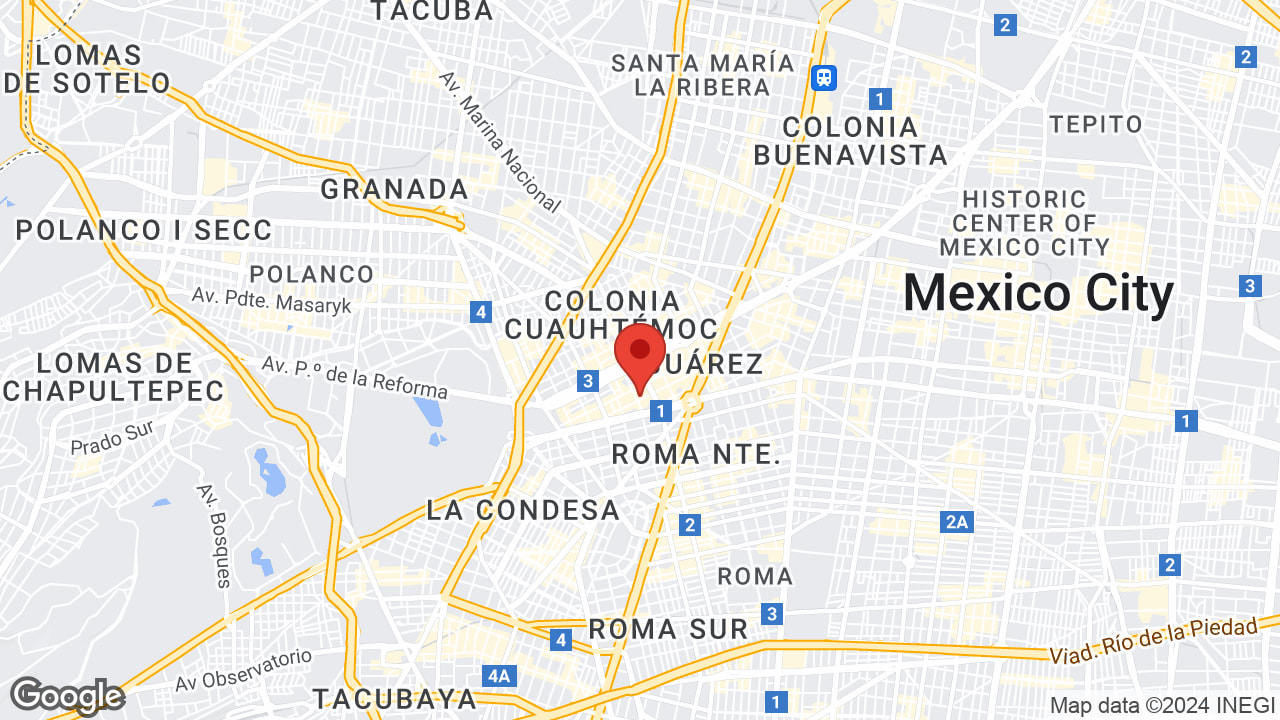 Londres 195, Juárez, Cuauhtémoc, 06600 Juárez, CDMX, Mexico