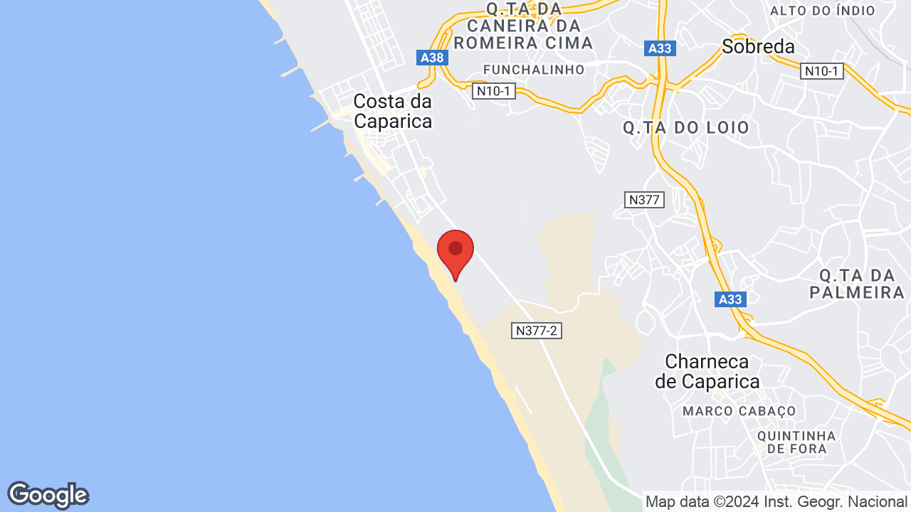 Praia da Cornélia, 2825-412 Costa da Caparica, Portugal