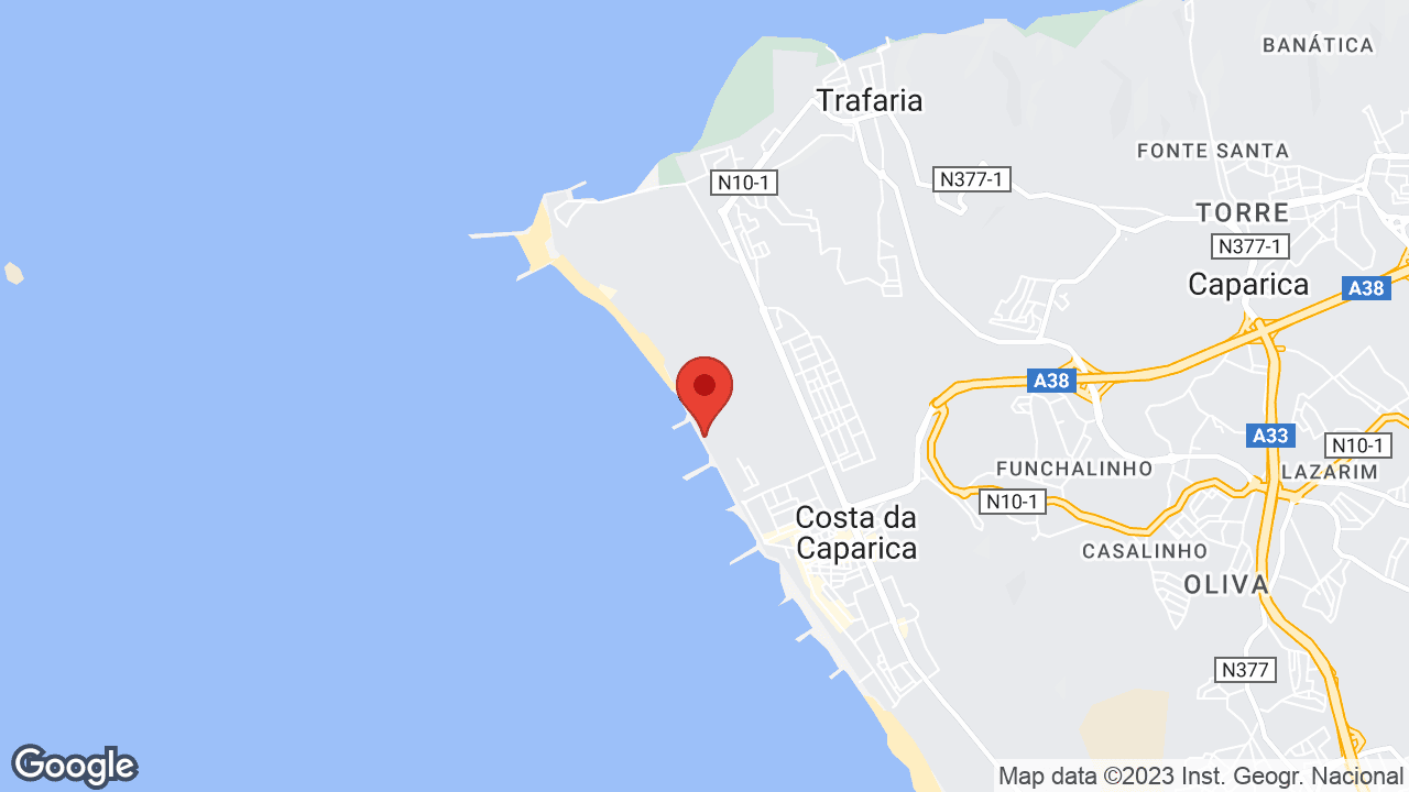 Rua Muralha da Praia, Apoio 6, Praia Norte, 2825-391 Costa da Caparica, Portugal
