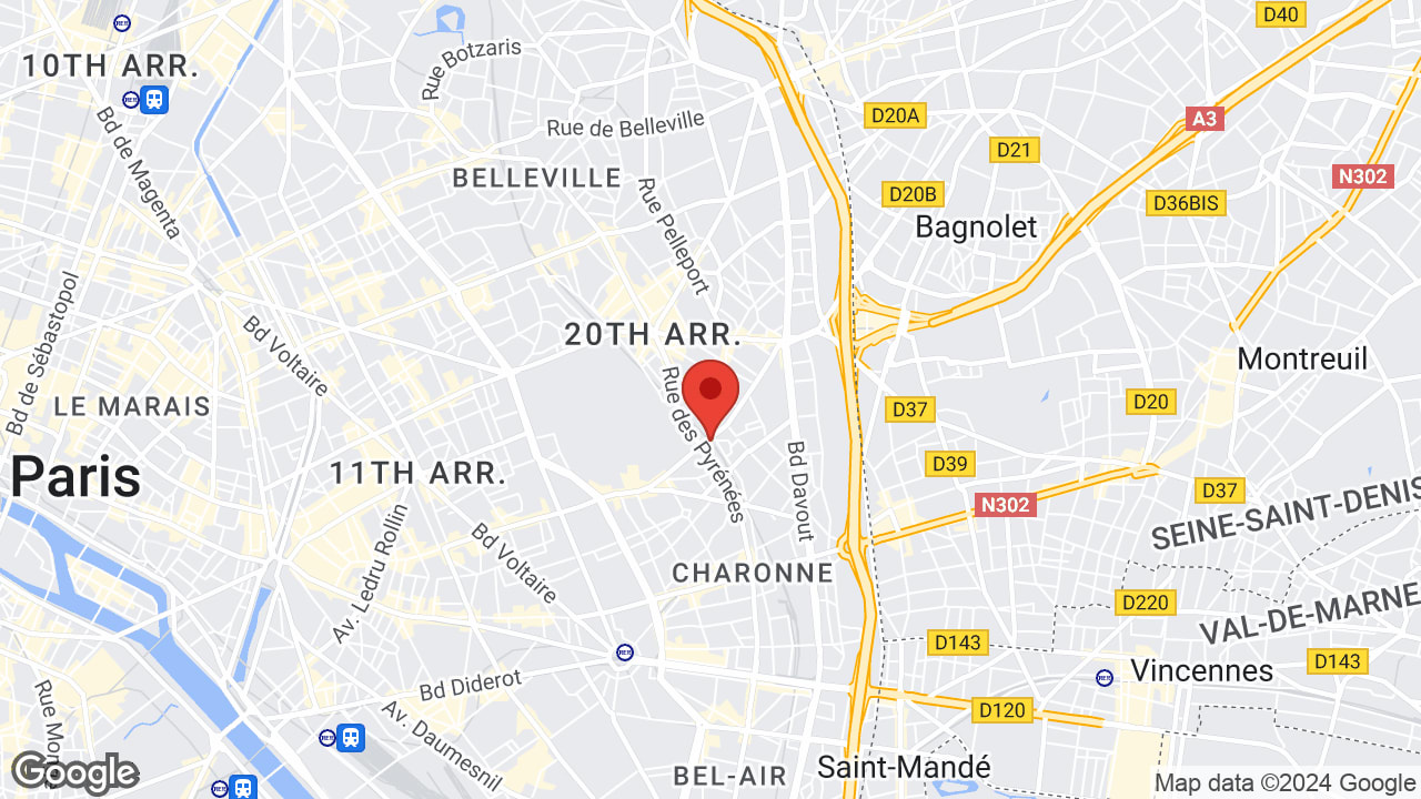 102 Bis Rue de Bagnolet, 75020 Paris, France