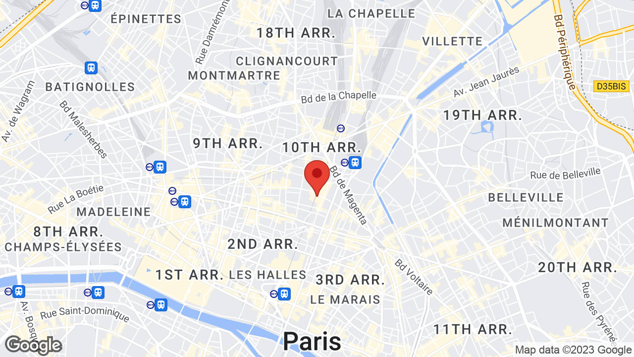 7/9, Rue des Petites Ecuries, 75010 Paris, France