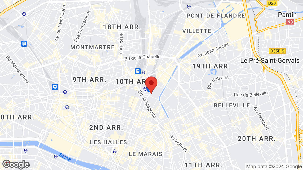 154 Rue du Faubourg Saint-Martin, 75010 Paris, France