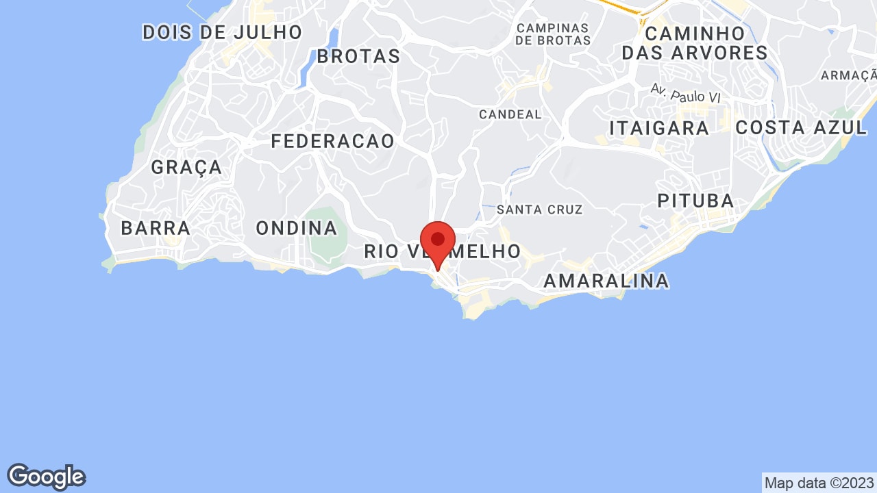 R. João Gomes, 25 - Sobreloja - Rio Vermelho, Salvador - BA, 41950-640, Brasil