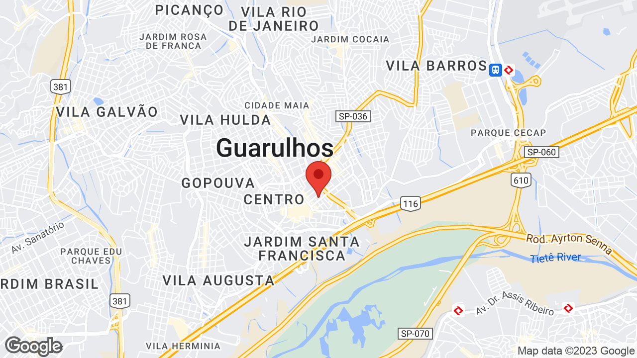 R. Santo Antônio, 42 - Centro, Guarulhos - SP, 07145-460, Brasil