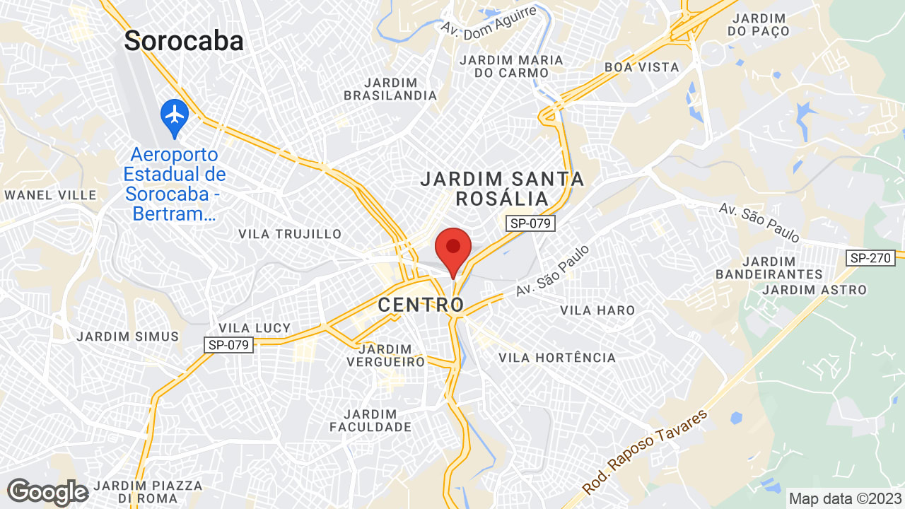 R. Dr. Paula Souza, 420 - Centro, Sorocaba - SP, 18010-260, Brasil