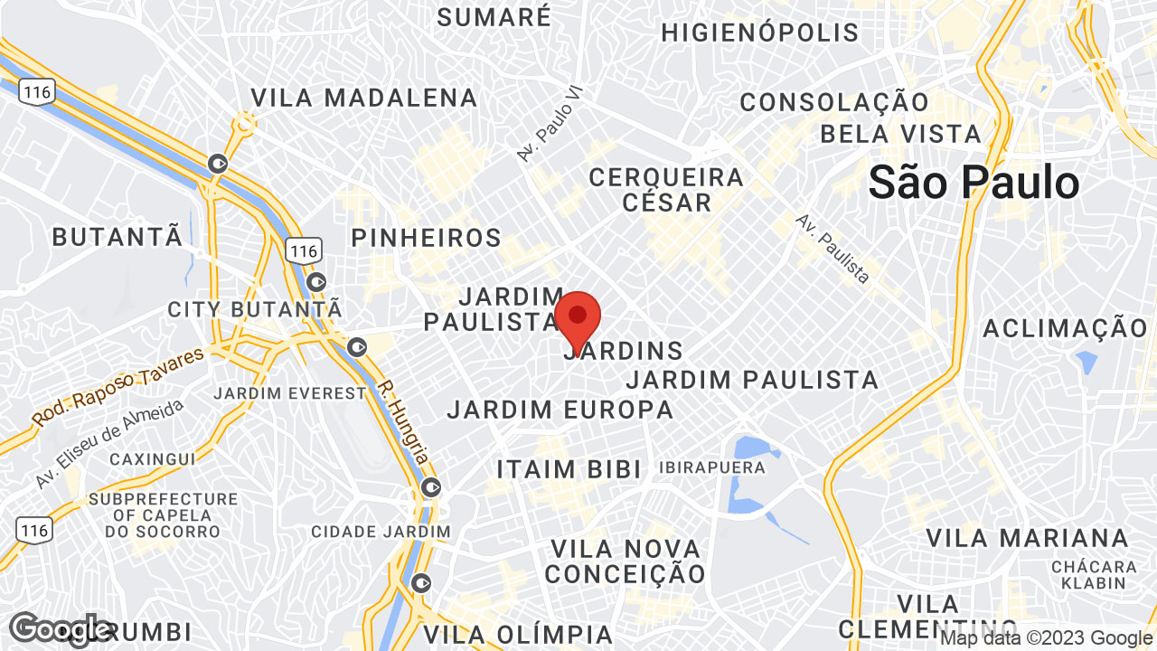 Av. Europa, 332 - Jardim Europa, São Paulo - SP, 01447-010, Brasil