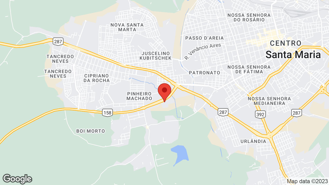 BR-158, 830 - Pinheiro Machado, Santa Maria - RS, 97030-620, Brasil