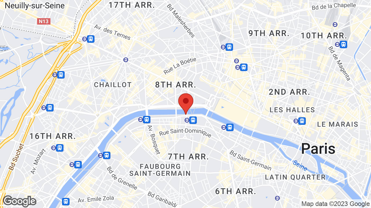 Rive gauche, Pont Alexandre III, 75007 Paris, France