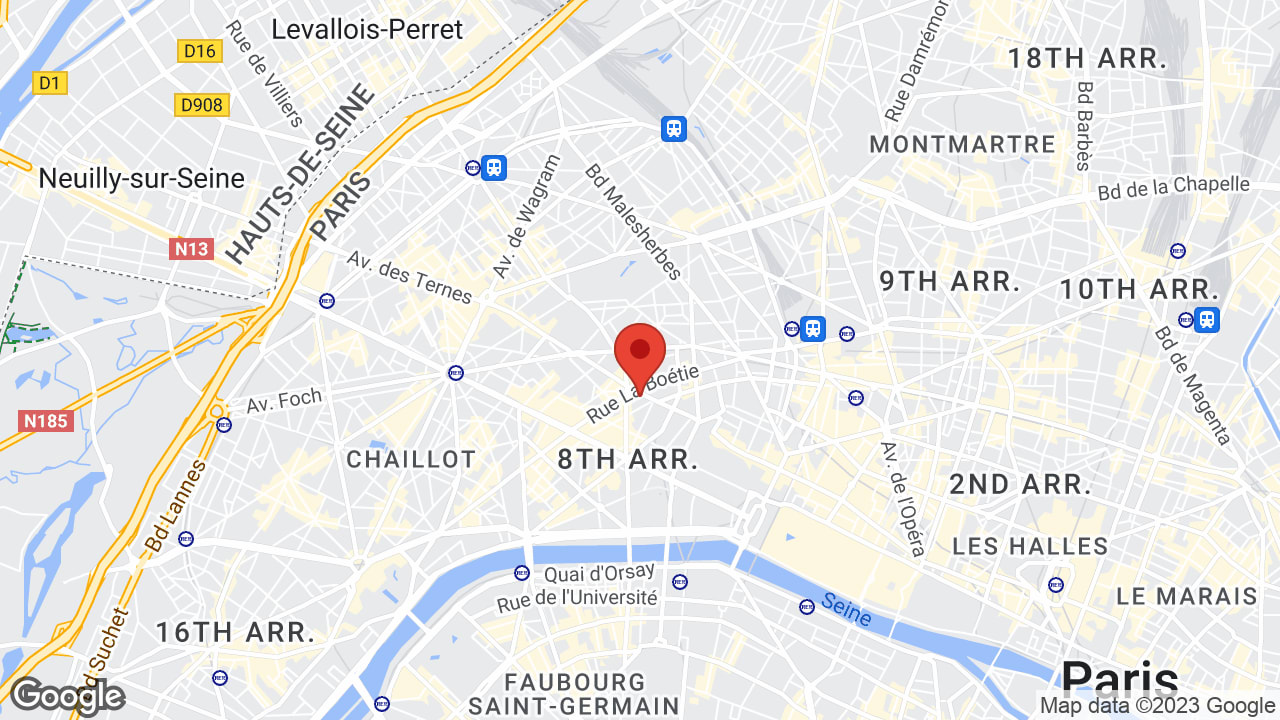 105 Rue du Faubourg Saint-Honoré, 75008 Paris, France