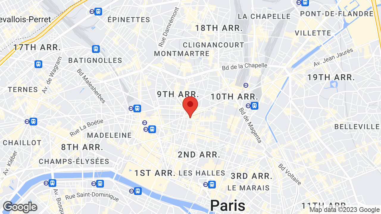 43 Rue du Faubourg Montmartre, 75009 Paris, France