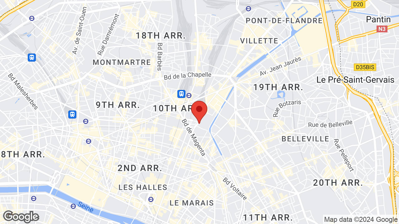 154 Rue du Faubourg Saint-Martin, 75010 Paris, France