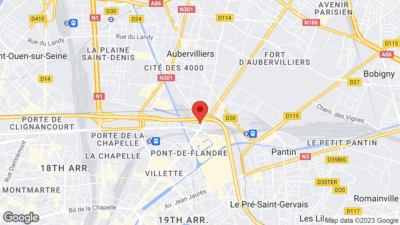 7 Av. de la Prte de la Villette, 75019 Paris, France