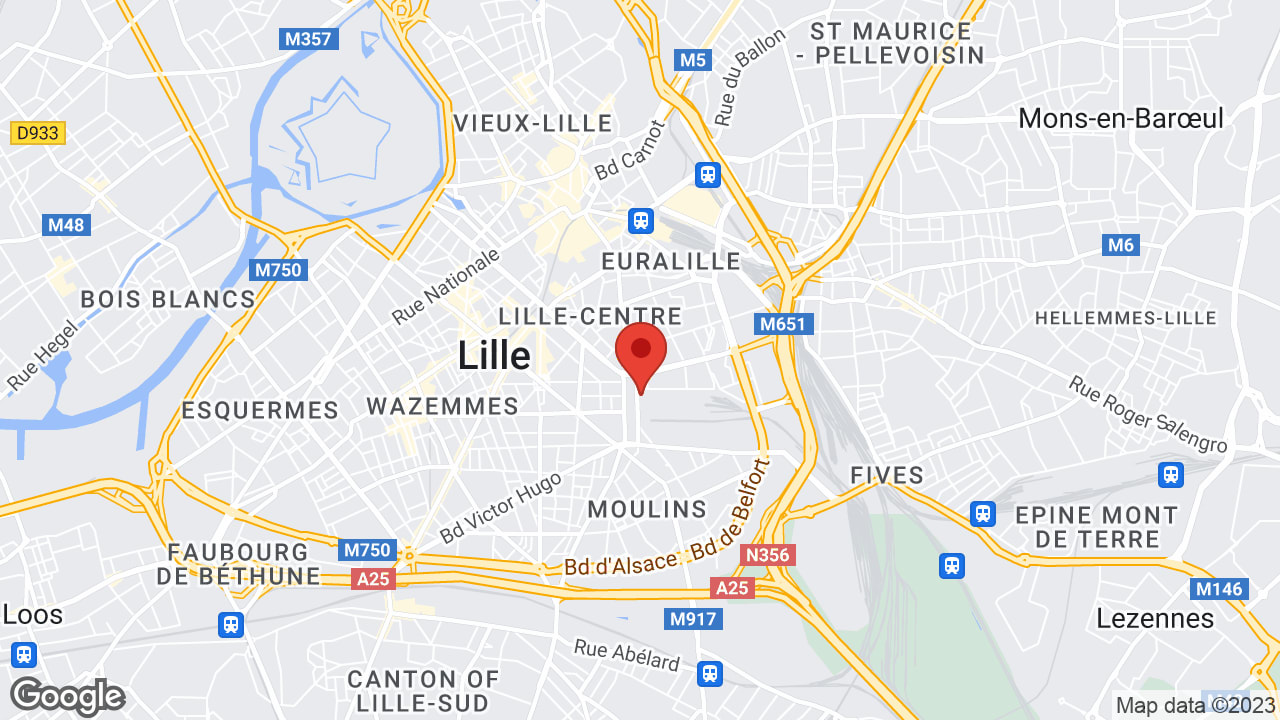 23 Bd Jean-Baptiste Lebas, 59800 Lille, France