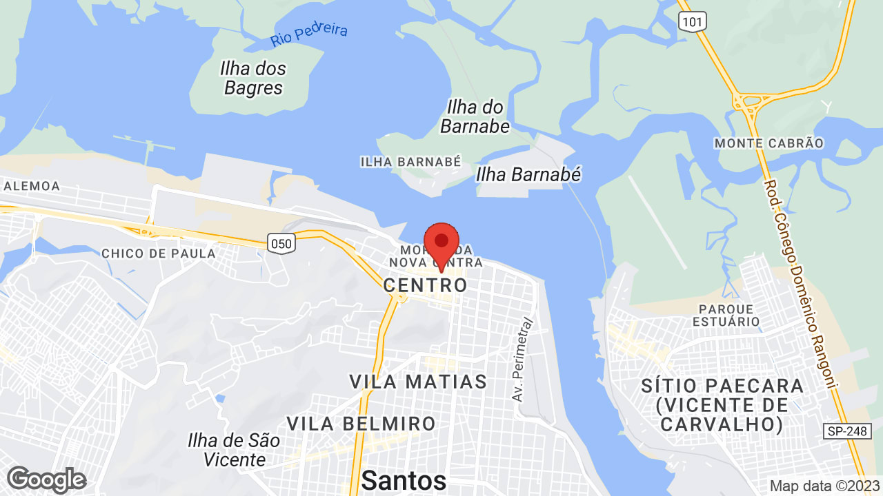 Rua Itororó, 19 - Centro, Santos - SP, 11010-070, Brasil