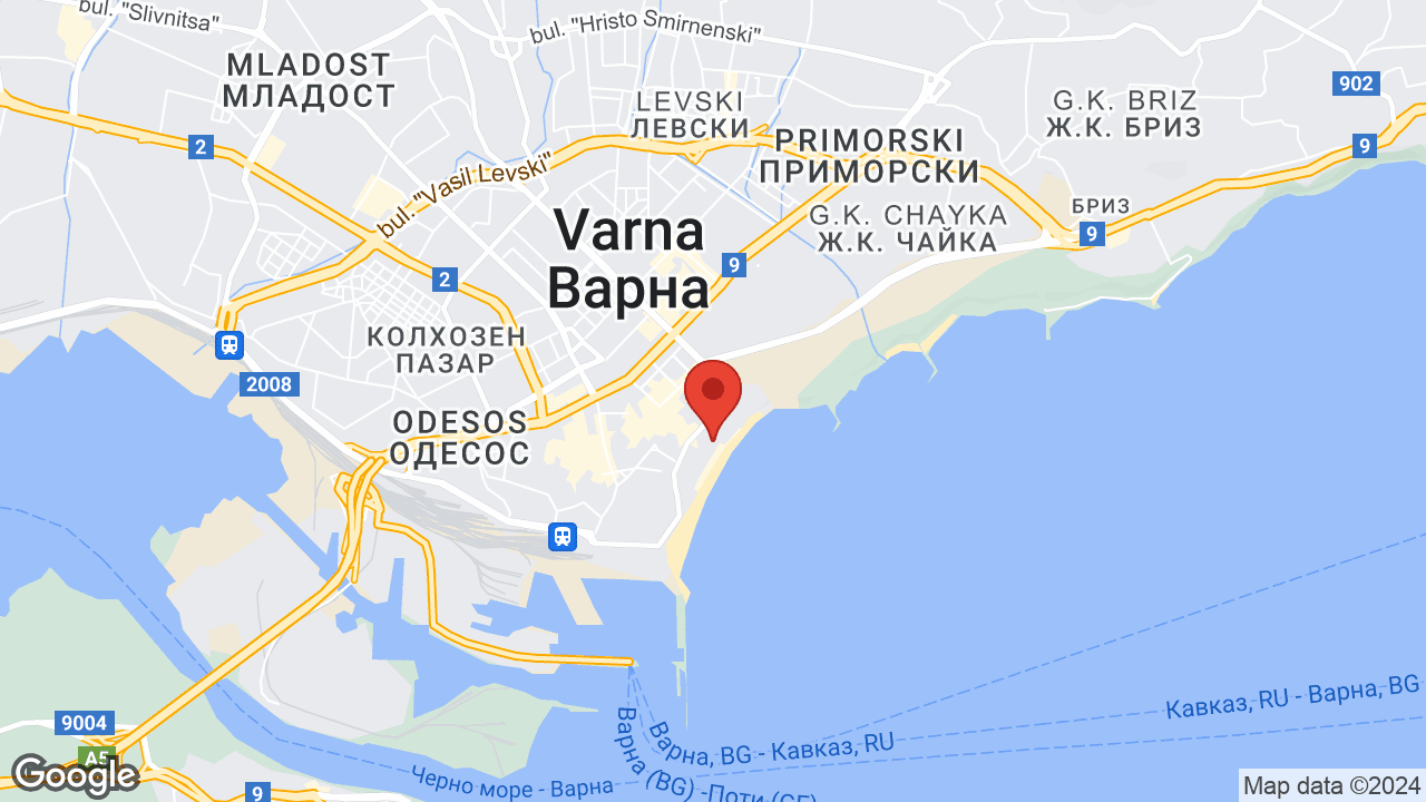 Вход на морска градина, PrimorskiOdesos, 9000 Varna, Bulgaria