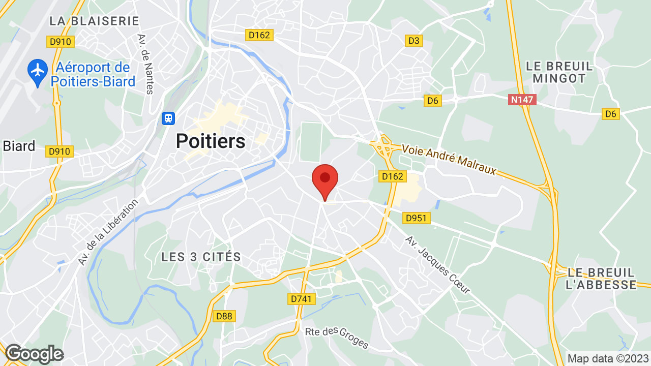 185 Rue du Faubourg du Pont Neuf, 86000 Poitiers, France