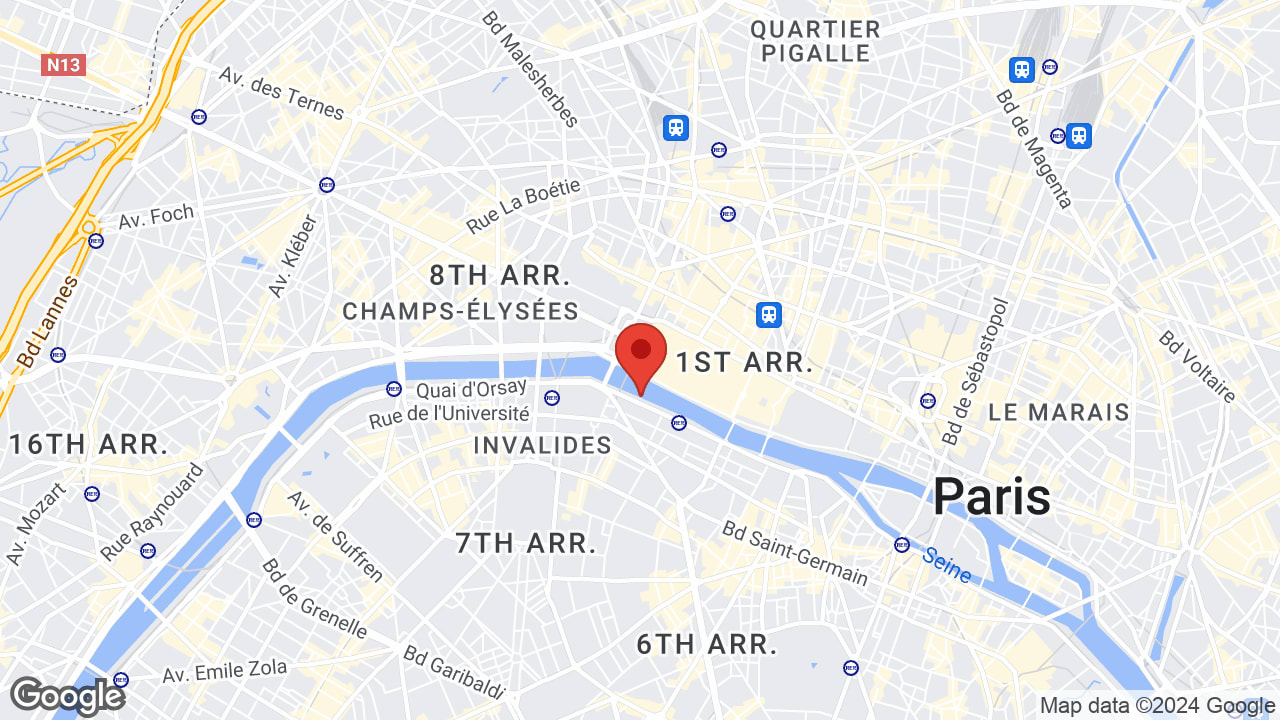 Port de Solférino, Quai Anatole France niveau 23, 75007 Paris, France