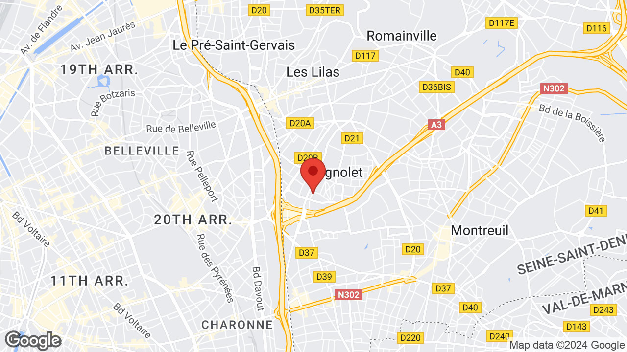 24 Rue Malmaison, 93170 Bagnolet, France