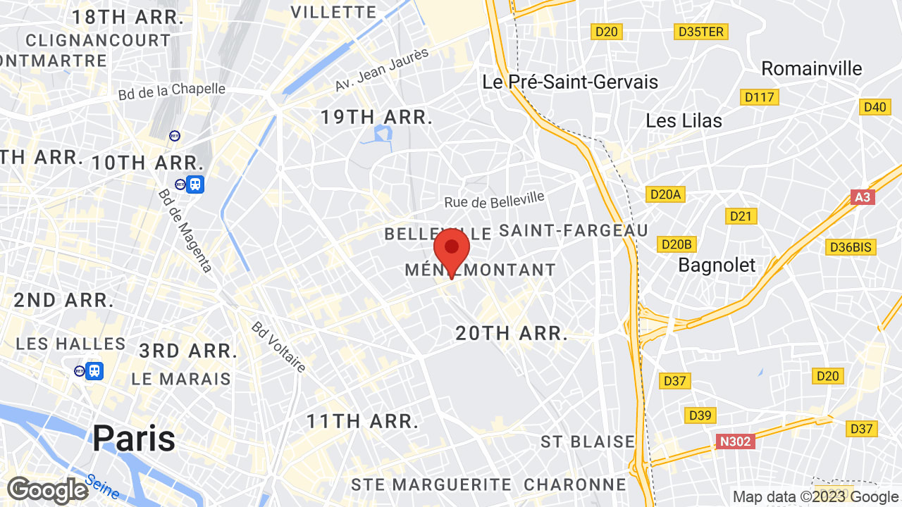 99 Rue de Ménilmontant, 75020 Paris, France