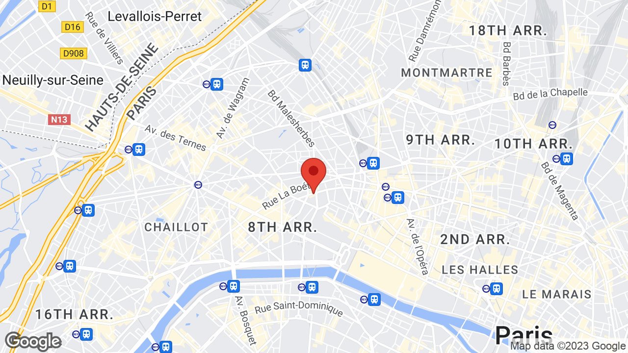 23 Rue de Penthièvre, 75008 Paris, France