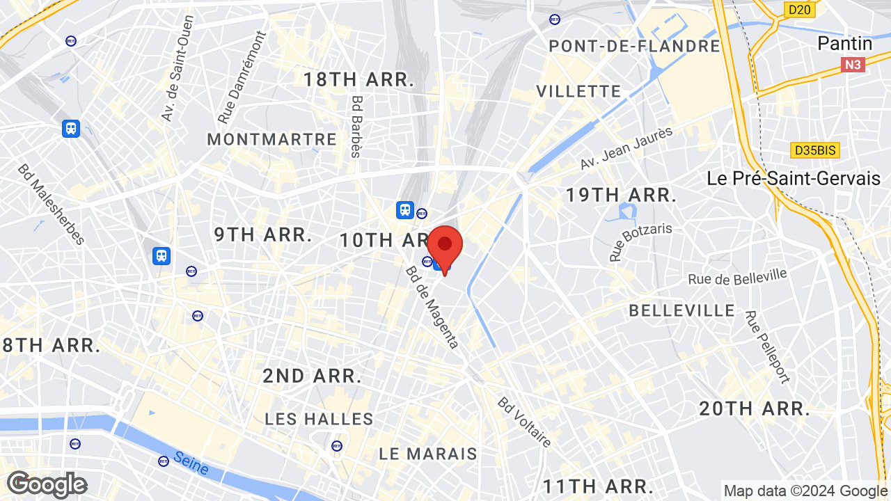 154 Rue du Faubourg Saint-Martin, 75010 Paris, France