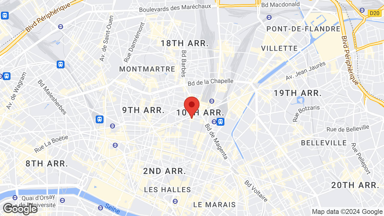 96 Rue d'Hauteville, 75010 Paris, France