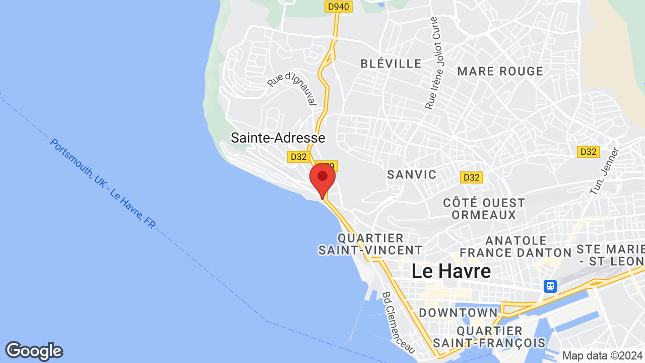 3 Bis Chemin de la Mer, Prom. des Régates, 76310 Sainte-Adresse, France