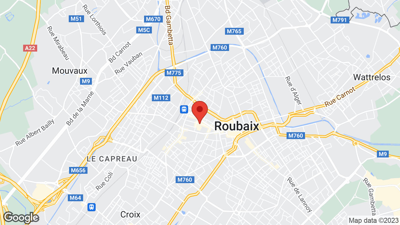 23 Rue de l'Espérance, 59100 Roubaix, France