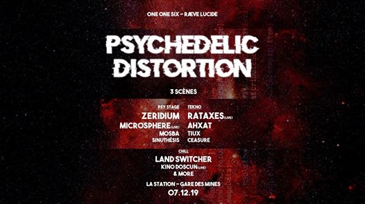 Psychedelic Distortion - 3 stages : Psytrance Tekno Chill