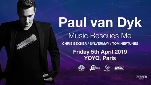 Crush : Paul van Dyk in Paris Music Rescues Me Tour