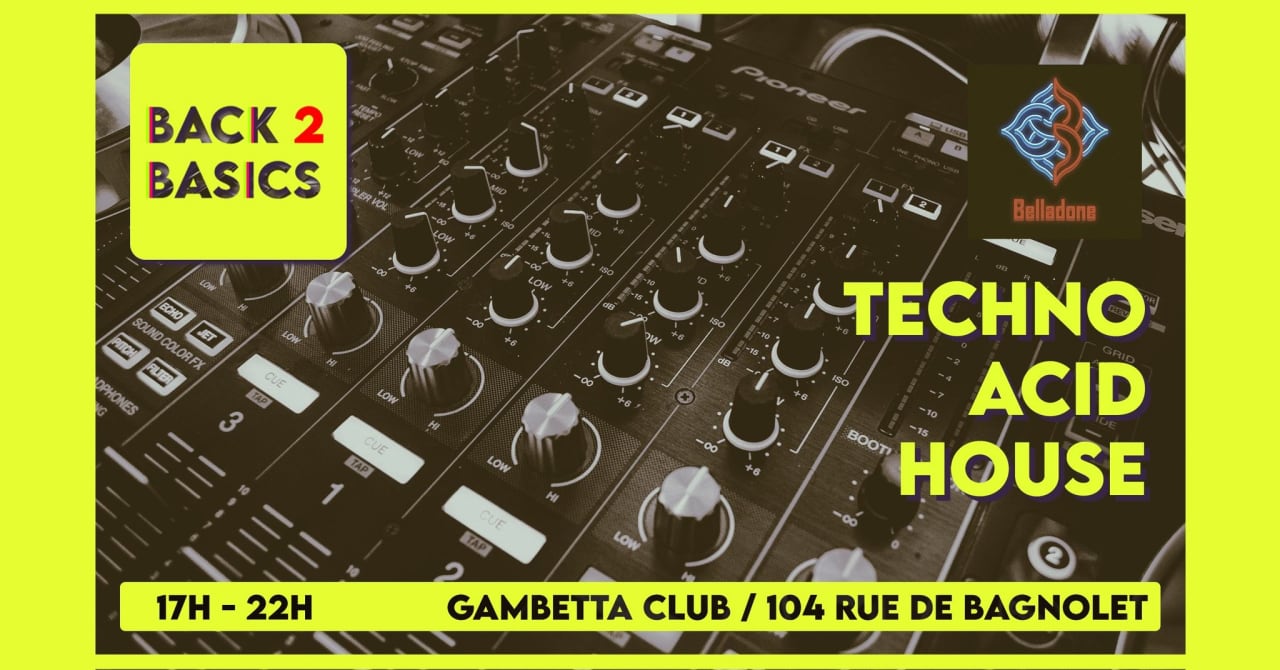 Afterwork : Back To Basics #2 (17H/22H)